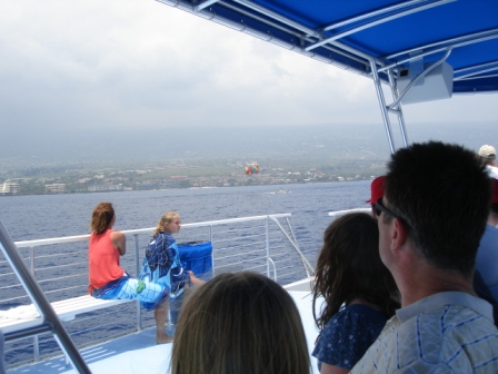 Parasailor in Kona Bay